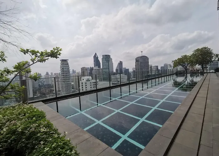 小憩 屋顶无边泳池 Terminal21 Phrom Phong Asok 21航站楼 阿索