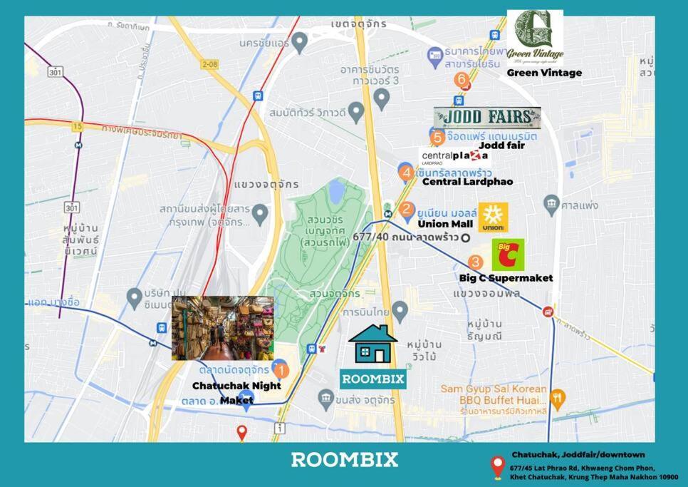 Rb01 Chatuchak, Netflix, Speednet, Bts,mrt, 10pax Vakantiehuis
