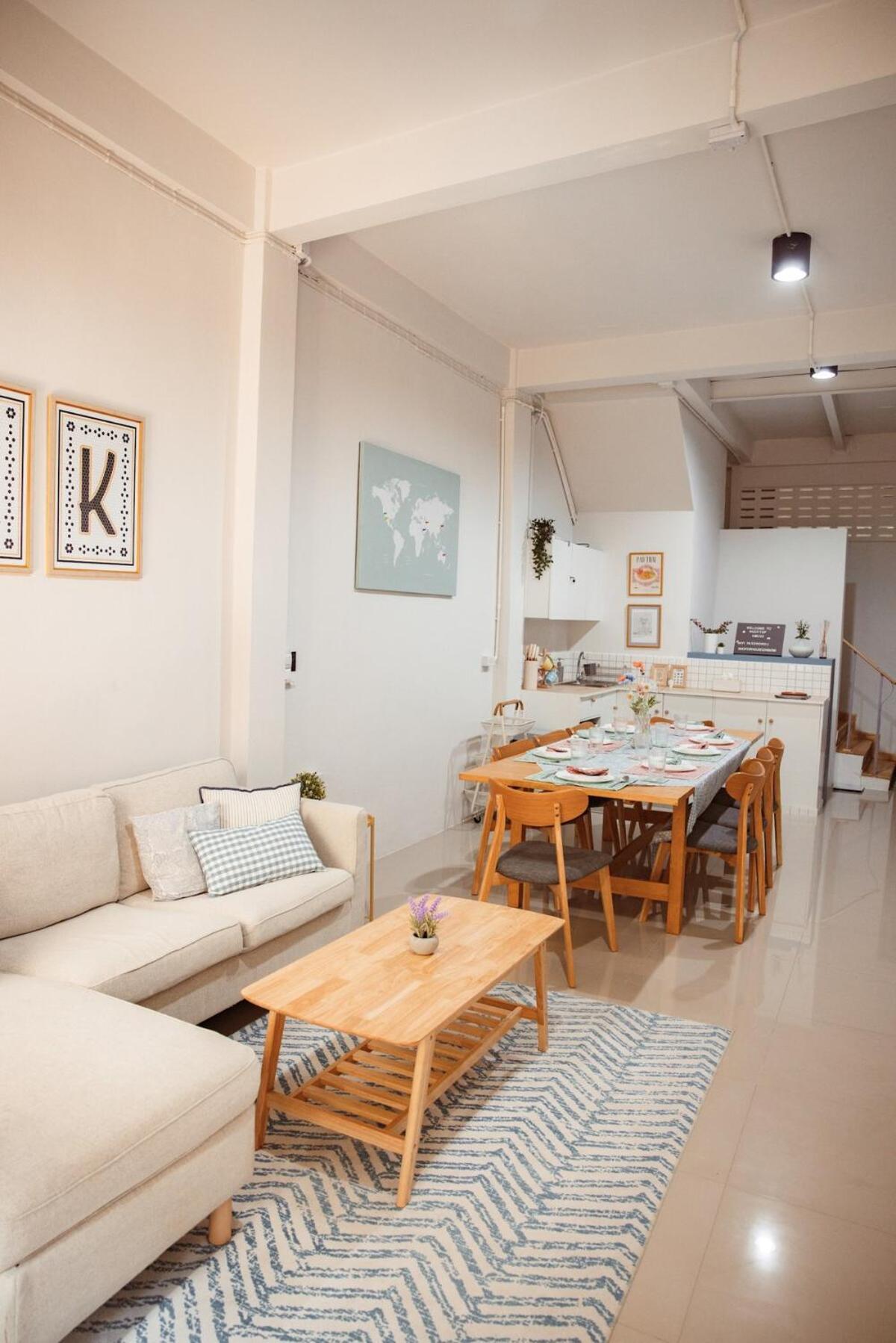 Spacious Relaxing Townhouse With Rooftop In Ekamai Holiday home *