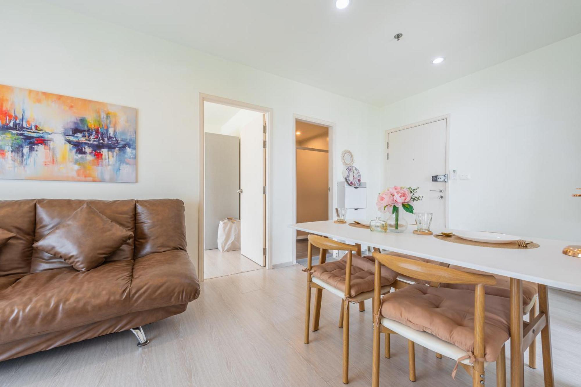 2br, 6 Mins Walk Bts Wuttakat Appartement