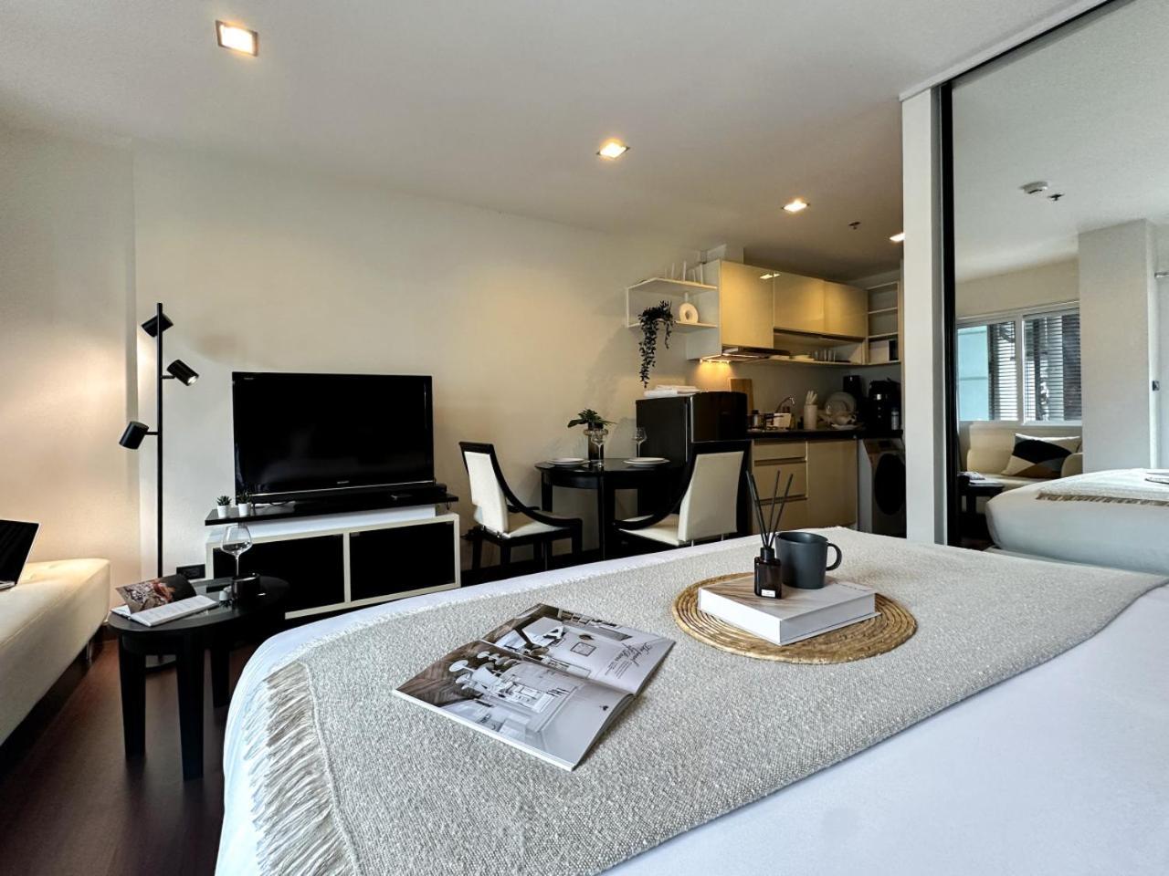 Modern Cityscape1br - Ultra Fast Wifi - Bts On Nut Bangkok