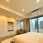 City Skyline Views 2-Bed 2-Bath, Center Of Silom