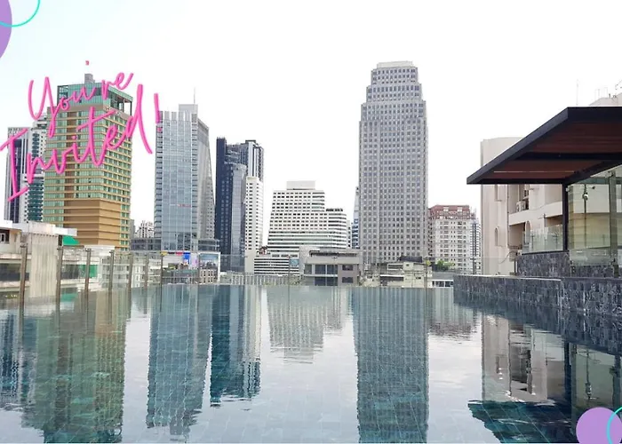 Downtown Apartment Near Asok Bts Mrt Terminal 21 Rooftop Pool & Gym