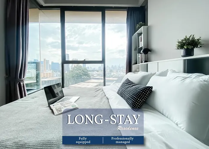 Stylish Riverview 1Br - Ultra Fast Wifi - Phrom Phong