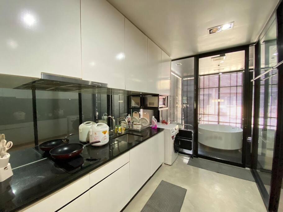 Villa Selfcheckin Townhome In Charoen Nakhorn 60 Near Bts Iconsiam Asiatique And Chaophraya River Maximum 4 Guests *