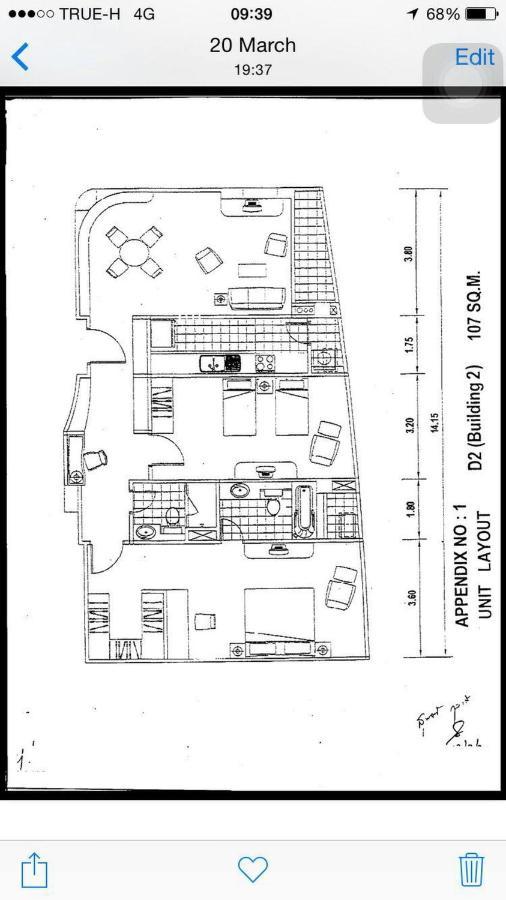 Apartment 8th Floor 2brs Penthouse 700m Walk To Ekkamai Bts Station *