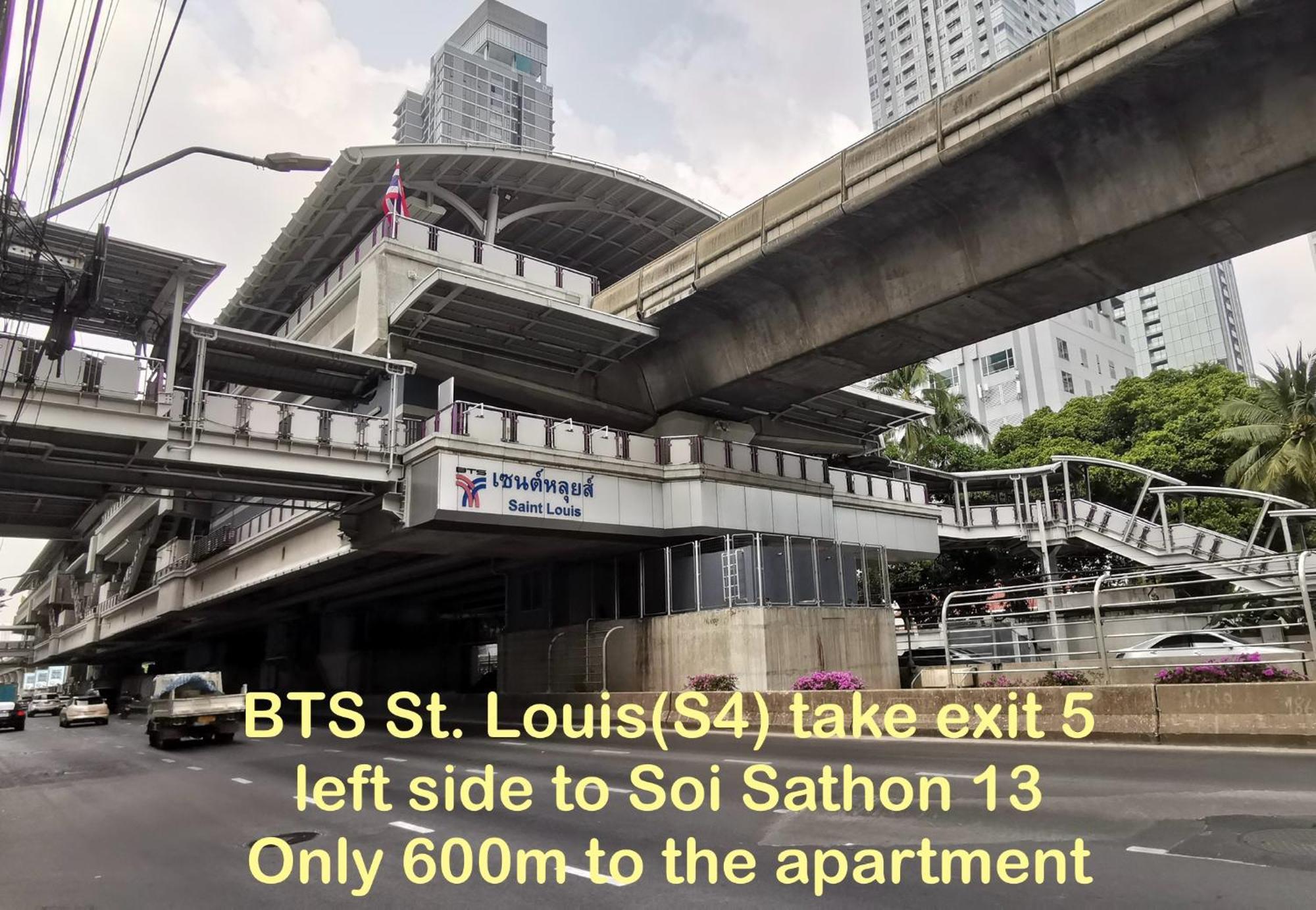 Apartment Hip & Funky Sathon15 Close To Bts St Louis *