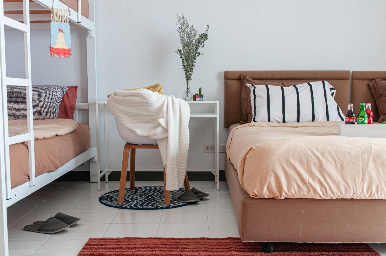 Cozy 1br Walk To Bts And Airport Rail Link Close To Malls T Apartment