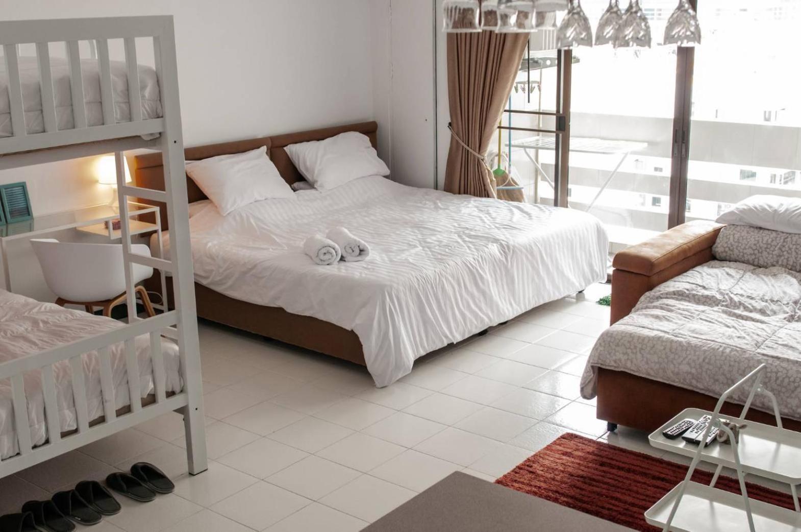 Cozy 1br Walk To Bts And Airport Rail Link Close To Malls T *