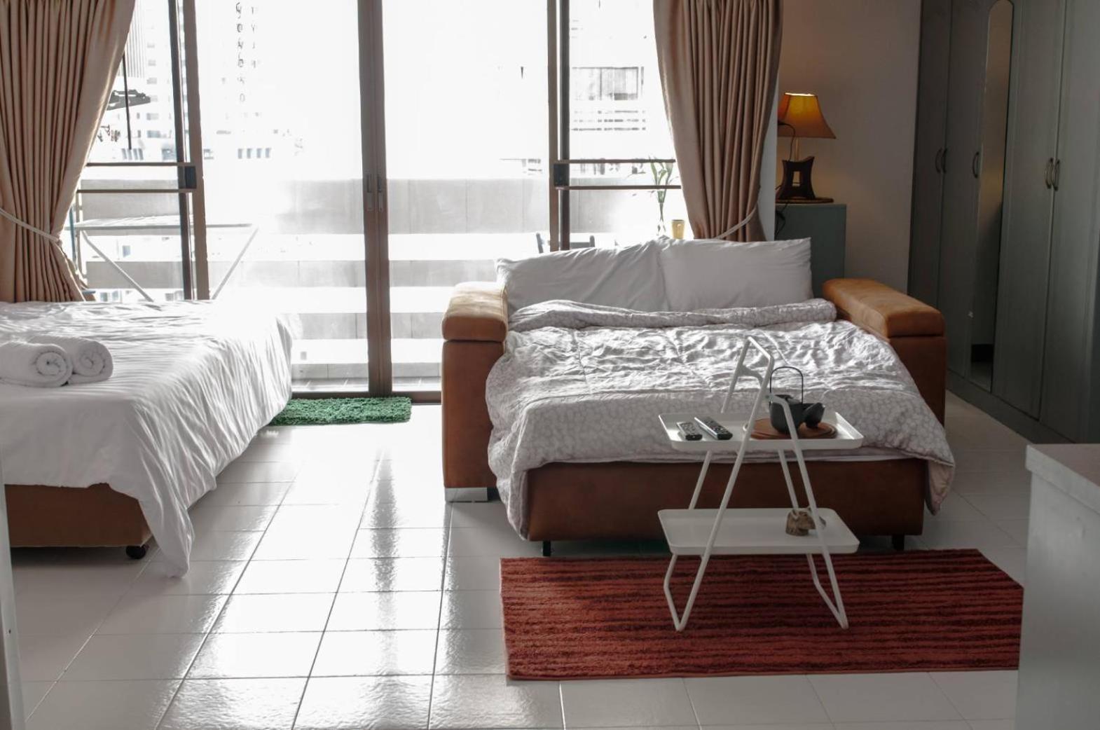 Cozy 1br Walk To Bts And Airport Rail Link Close To Malls T Bangkok