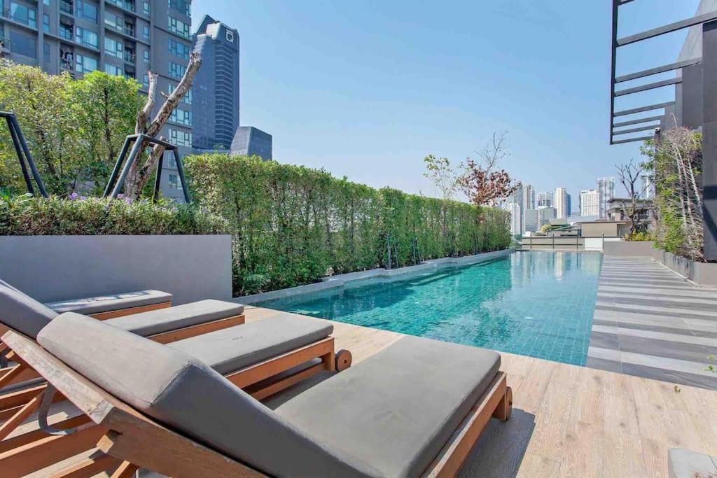 Apartment Center Thonglor 80 Bts 200m Checkin24h Gym&pool *