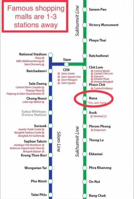Apartment - Sukhumvit Soi 5 Bts Nana- Size 50m2 Bangkok