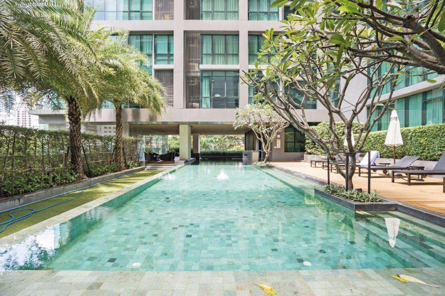 Wonderful Beautiful Peaceful 1 Bed Asoke Bts Mrt Central Sukhumvit Apartment *