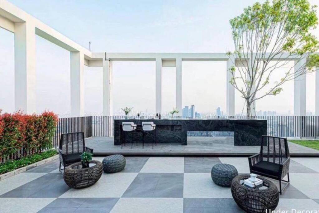 S87-7052 Bts Onnut High Floor Gym Swim Good View Pangsapuri Bangkok