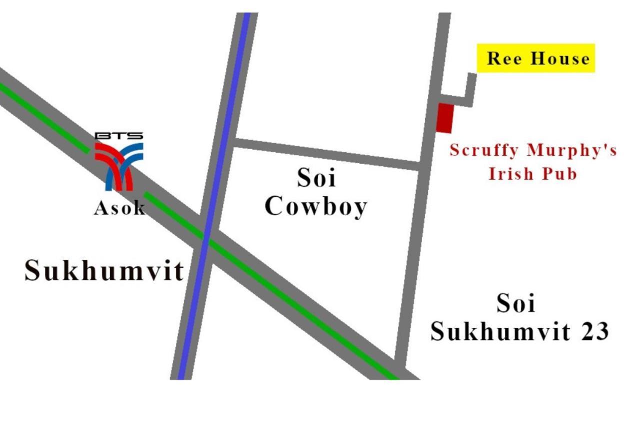 Ree House@soi Cowboy-asoke Bts-mrt Gasthof