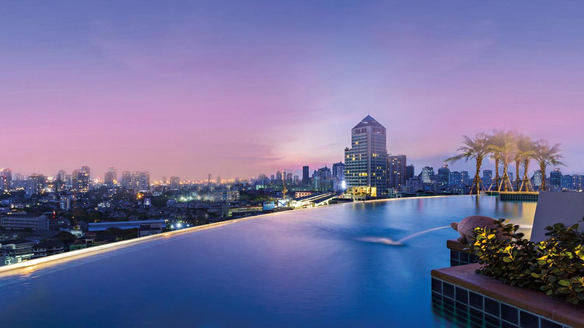 1br-bts Phra Khanong 1min-sky Infinity Pool&gym