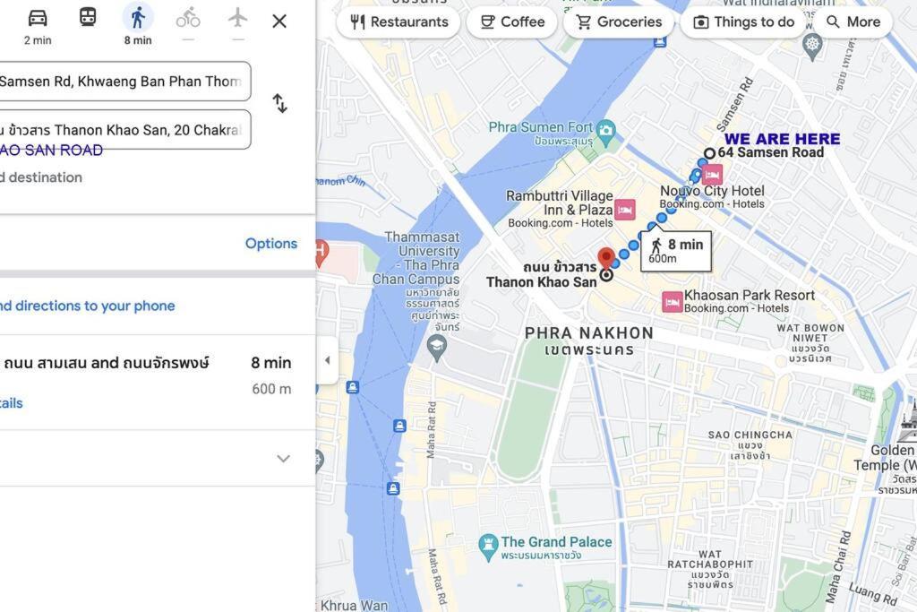 Fl4 Entire Apartment,2br,balcony,5min To Khaosan Apartment