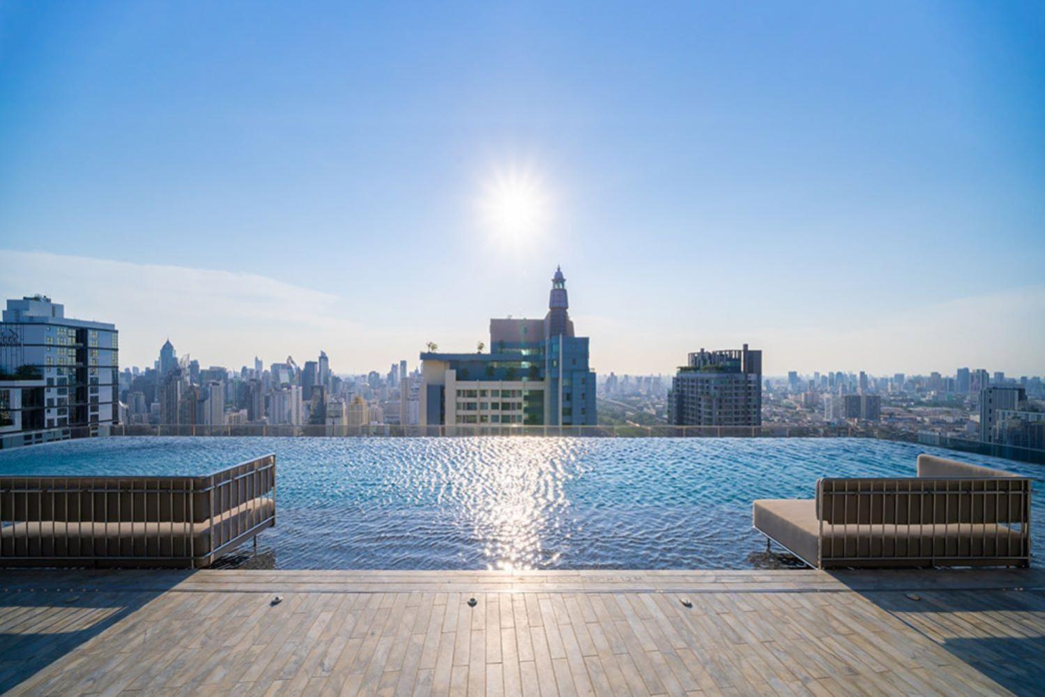 Apartment Skyline Views Sky Pool Simply Amazing Asoke Bangkok