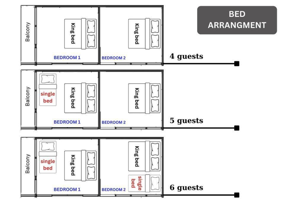 Fl5 Entire Apartment,2br,5min To Khaosan * Bangkok