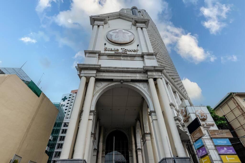 State Tower 2 Bed View Bangrak Near Icon Siam Apartment