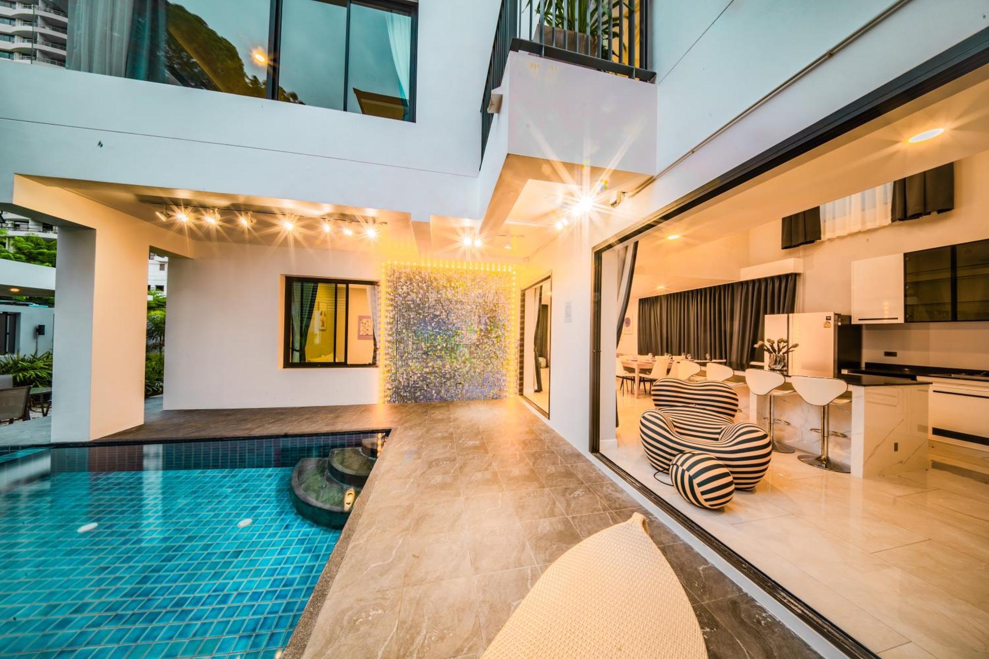 Villa 944summer Villa曼谷中心asok&tong Lor800海天别墅 *