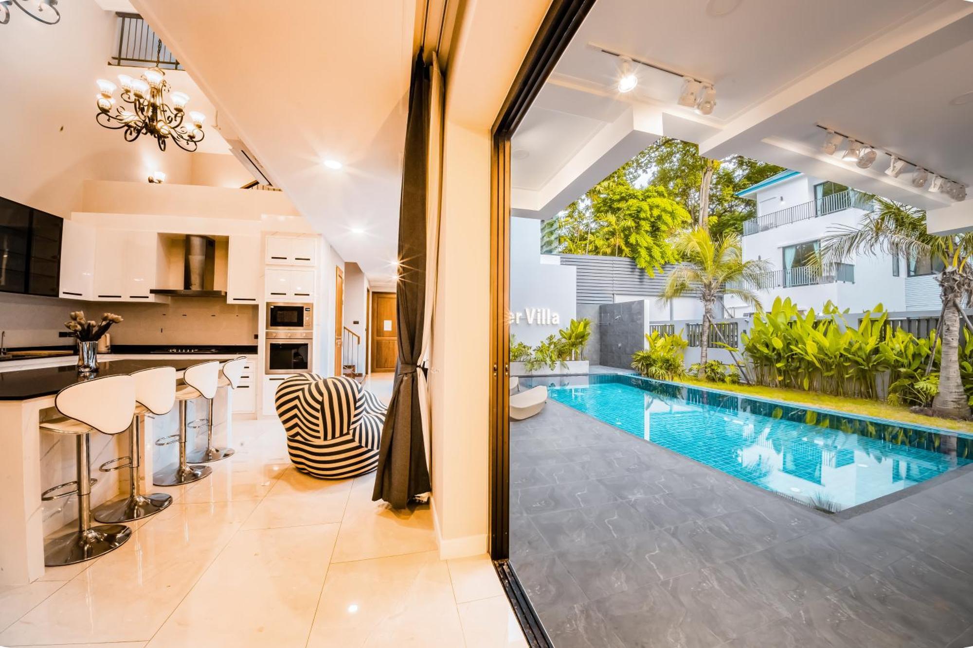 944summer Villa曼谷中心asok&tong Lor800海天别墅 Bangkok
