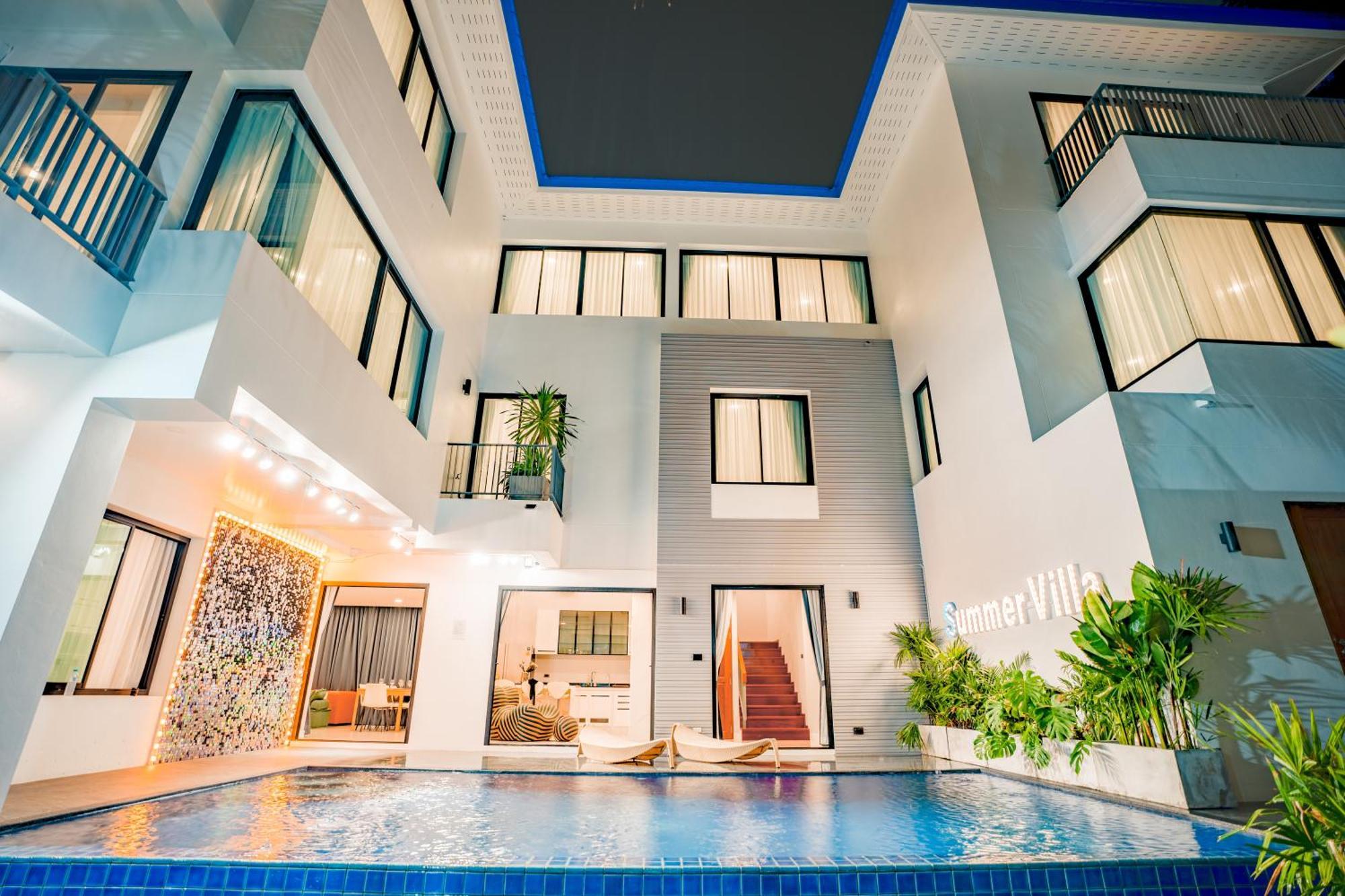 Villa 944summer Villa曼谷中心asok&tong Lor800海天别墅 *