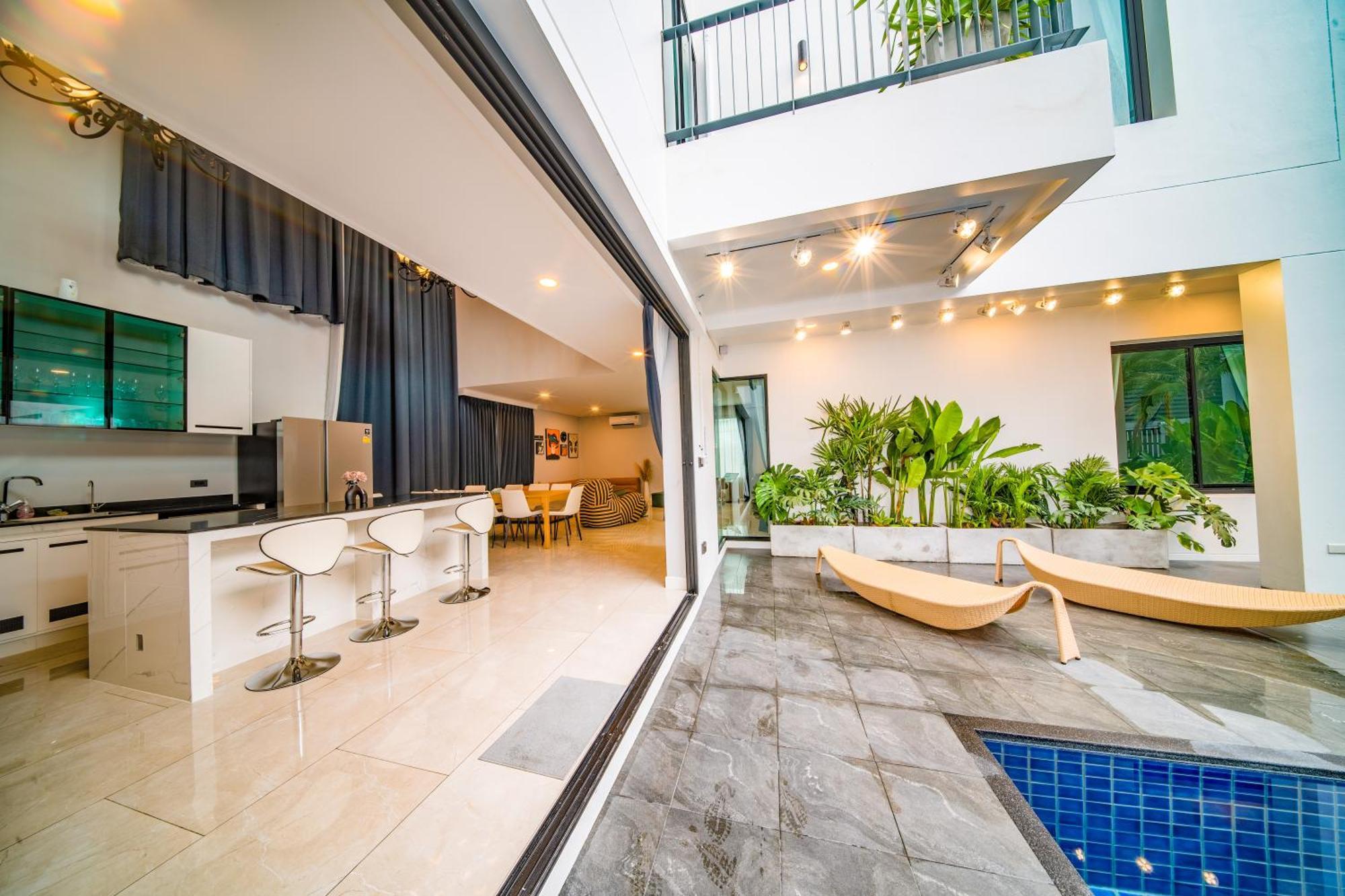 Villa 943summer Villa曼谷中心asok&tong Lor800平海天别墅 Bangkok