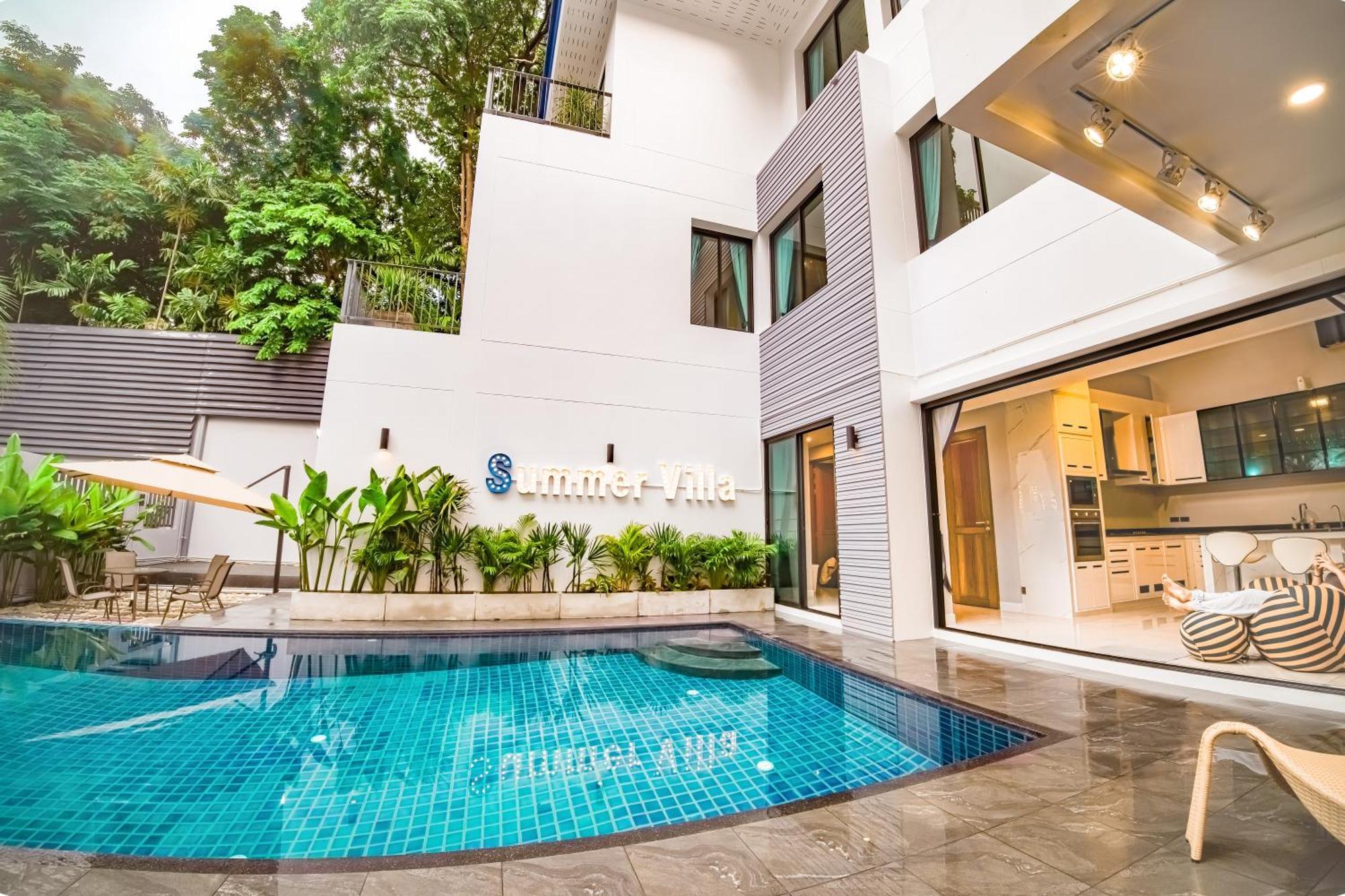 943summer Villa曼谷中心asok&tong Lor800平海天别墅 Vila *