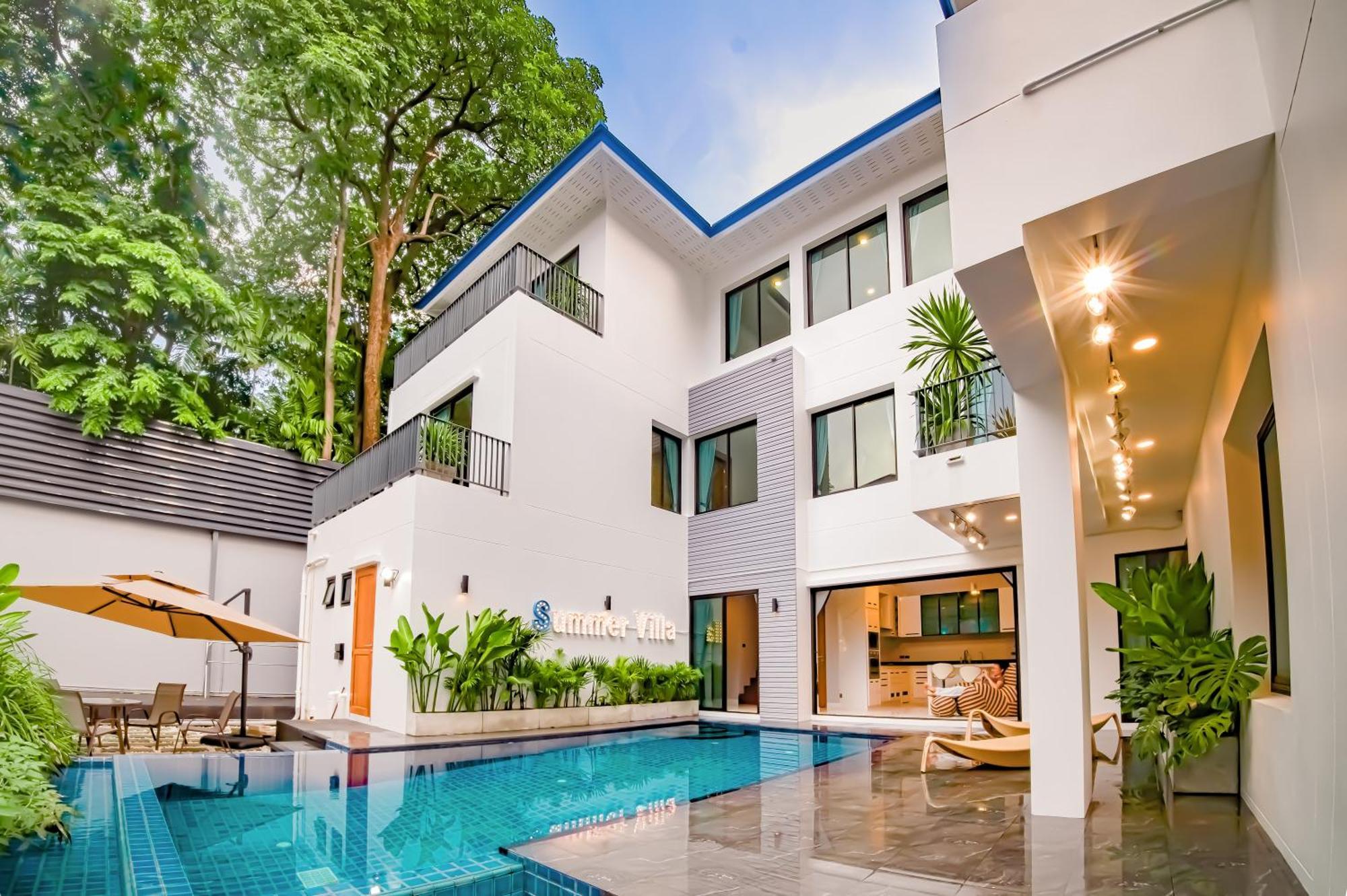 943summer Villa曼谷中心asok&tong Lor800平海天别墅 Bangkok