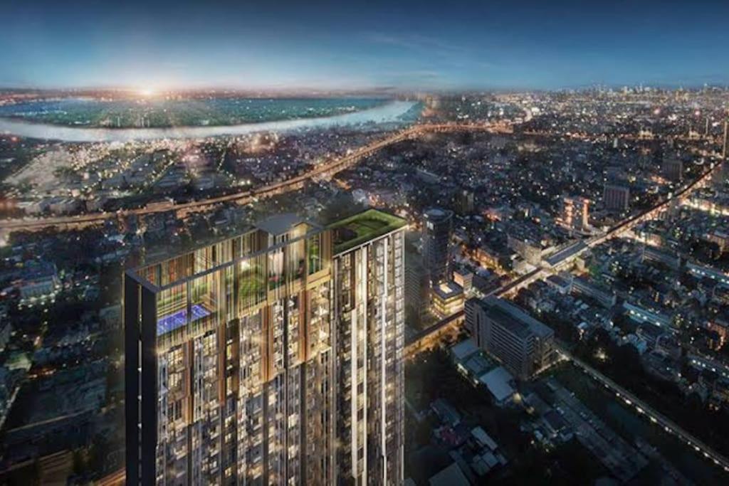 Luxury 29 Floor Pool Sky View King Bed Coworking Bts Apartment *