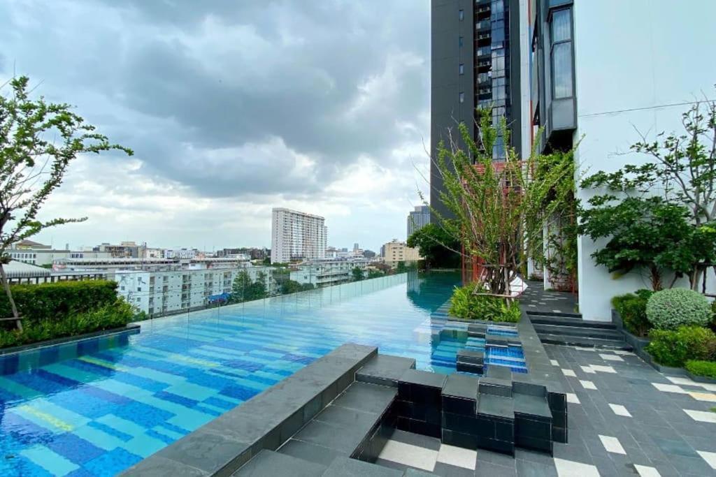 Luxury 29 Floor Pool Sky View King Bed Coworking Bts