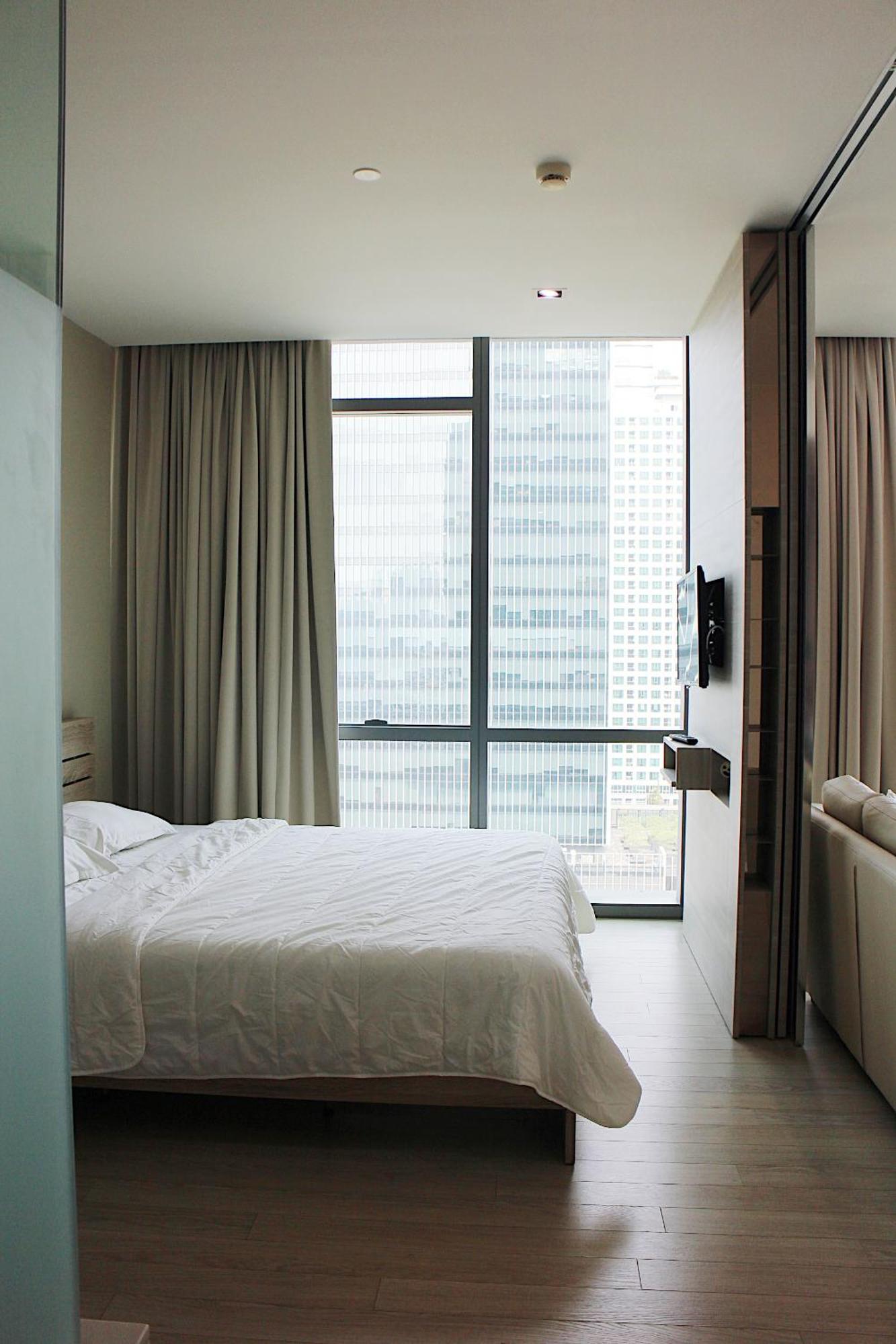 Modern Luxury 55 Sqm Highfloor View Asok Apartment *