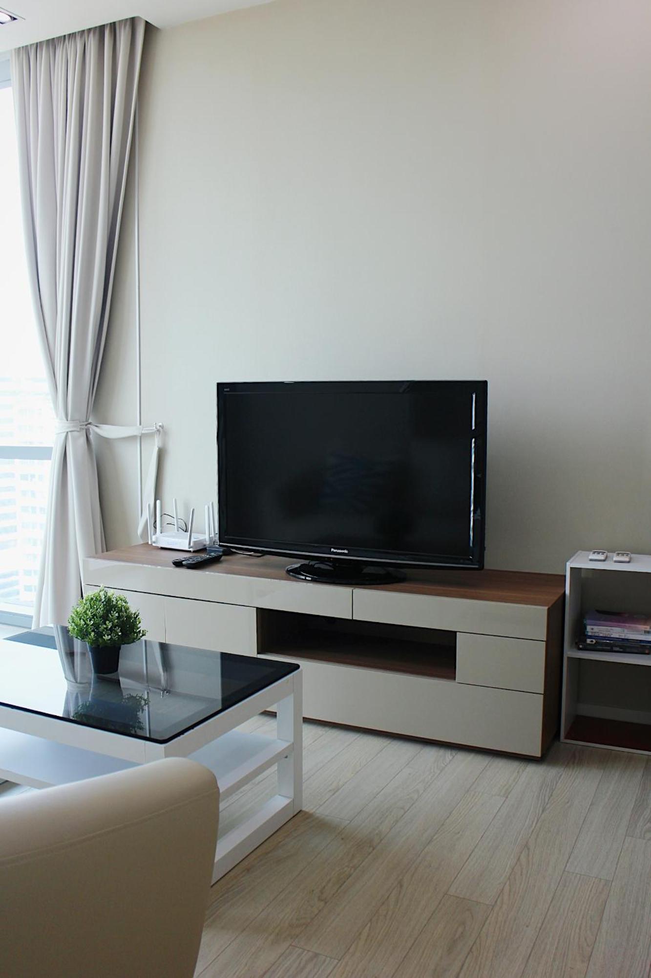 Modern Luxury 55 Sqm Highfloor View Asok Apartment *