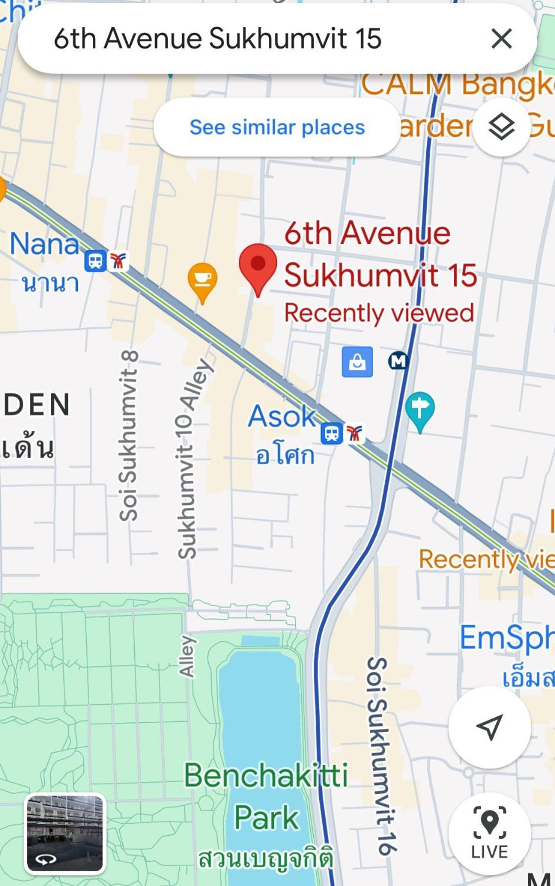 Apartment 6th Avenue Sukhumvit Bkk 407 Bts Asoke Nana