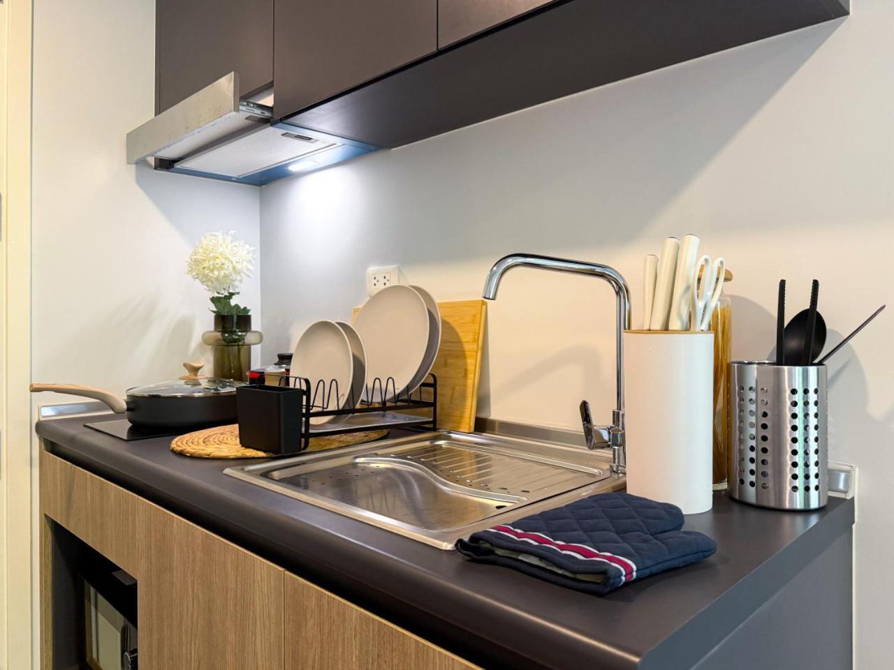 Appartement Serene Tropical 1br - Ultra Fast Wifi - Sathorn *