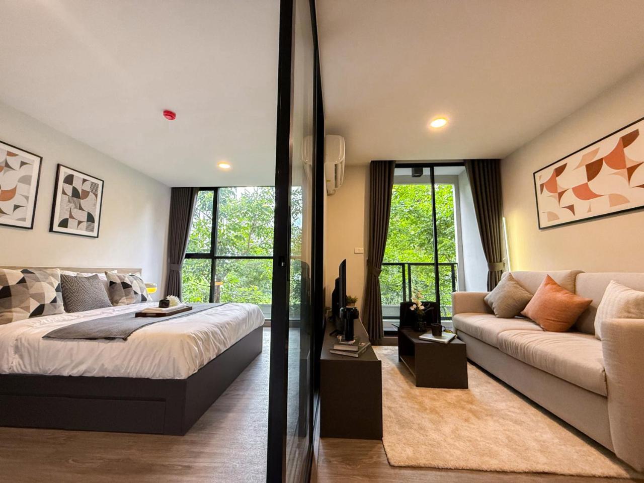 Appartement Serene Tropical 1br - Ultra Fast Wifi - Sathorn Bangkok