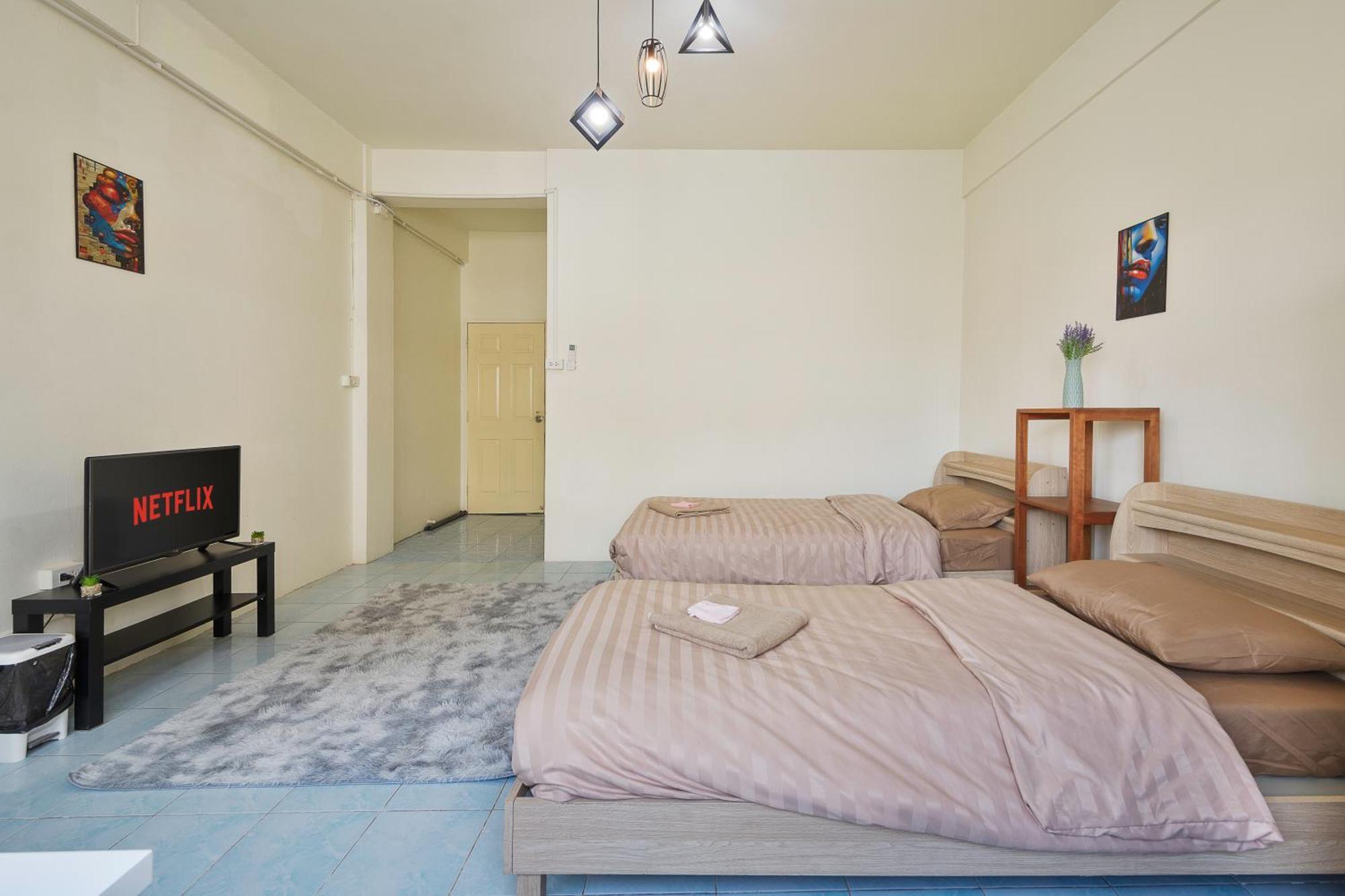 Pet Friendly Cozy Twin Beds Near Bts Thonglor *