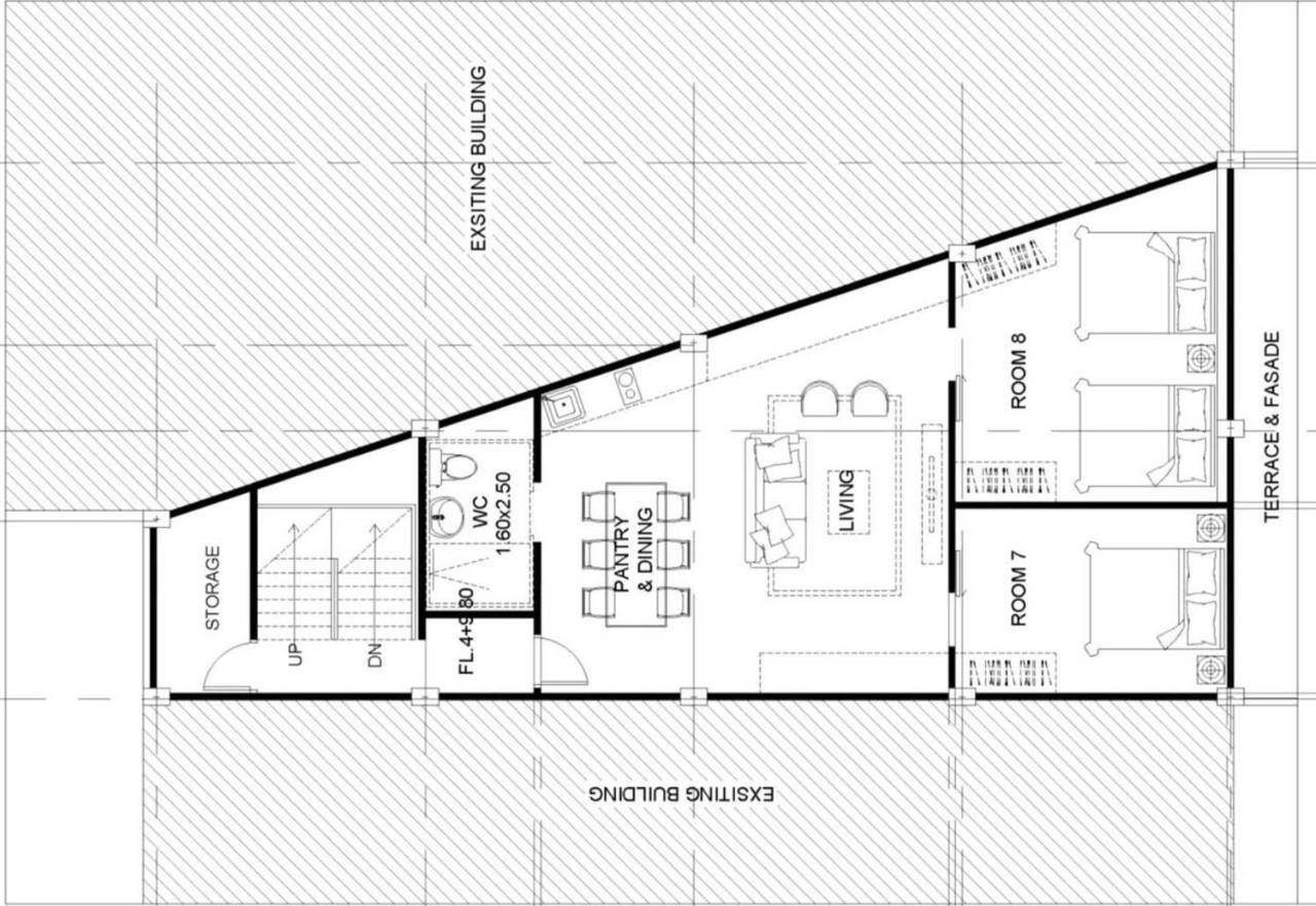 U3 Large 2 Bedroom Full Kitchen Near Bts Udomsuk Bangkok