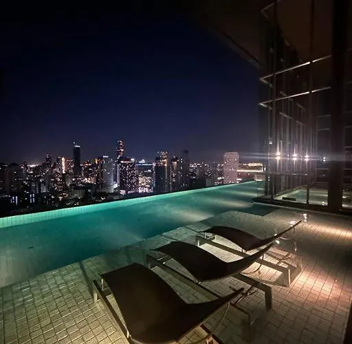 1Br At Thonglor Bts Infinitypool Overlooking City