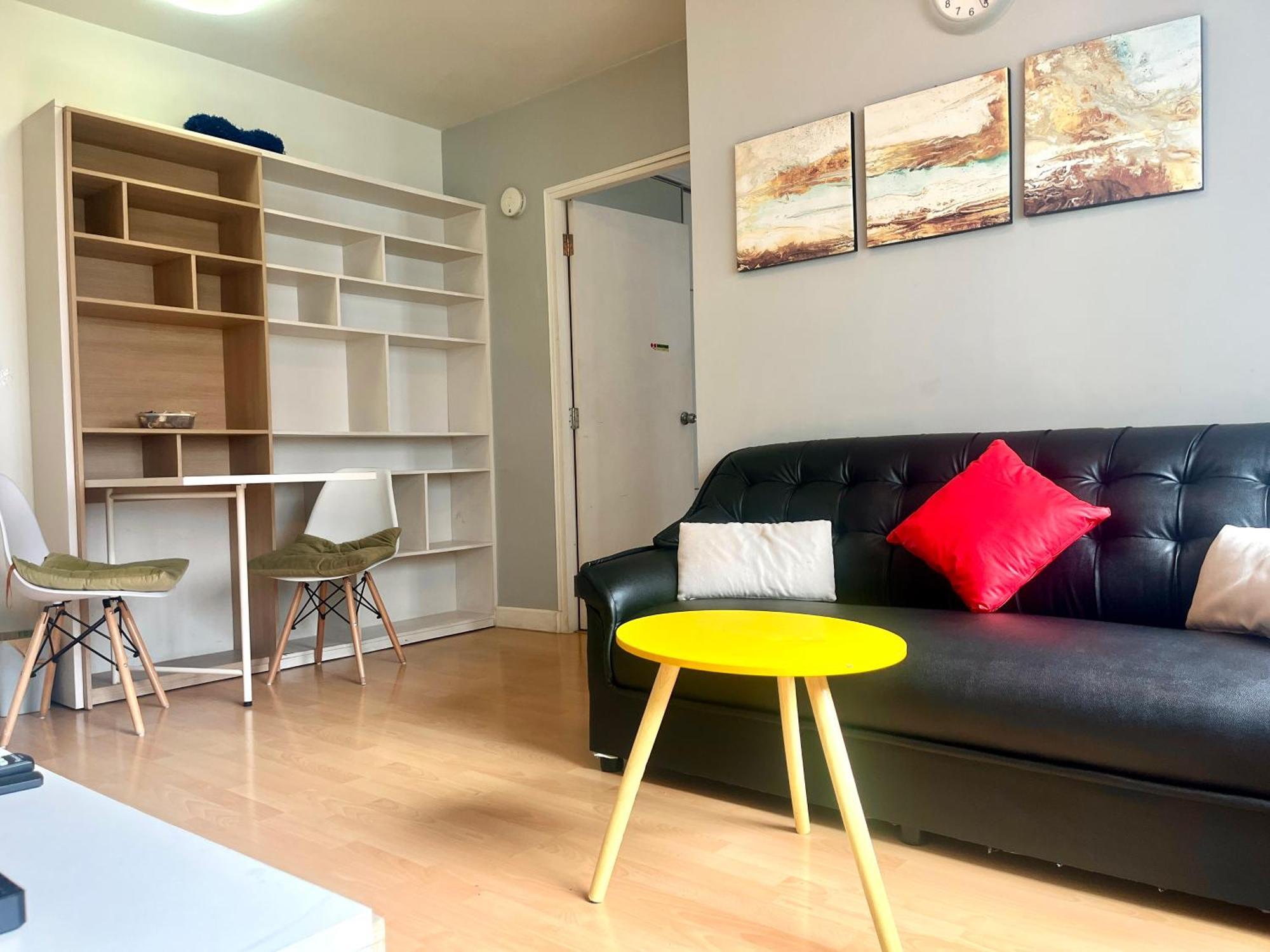 1 Bdrm 5 Minutes Walk 2 Bts Fiber Optic Wifi *