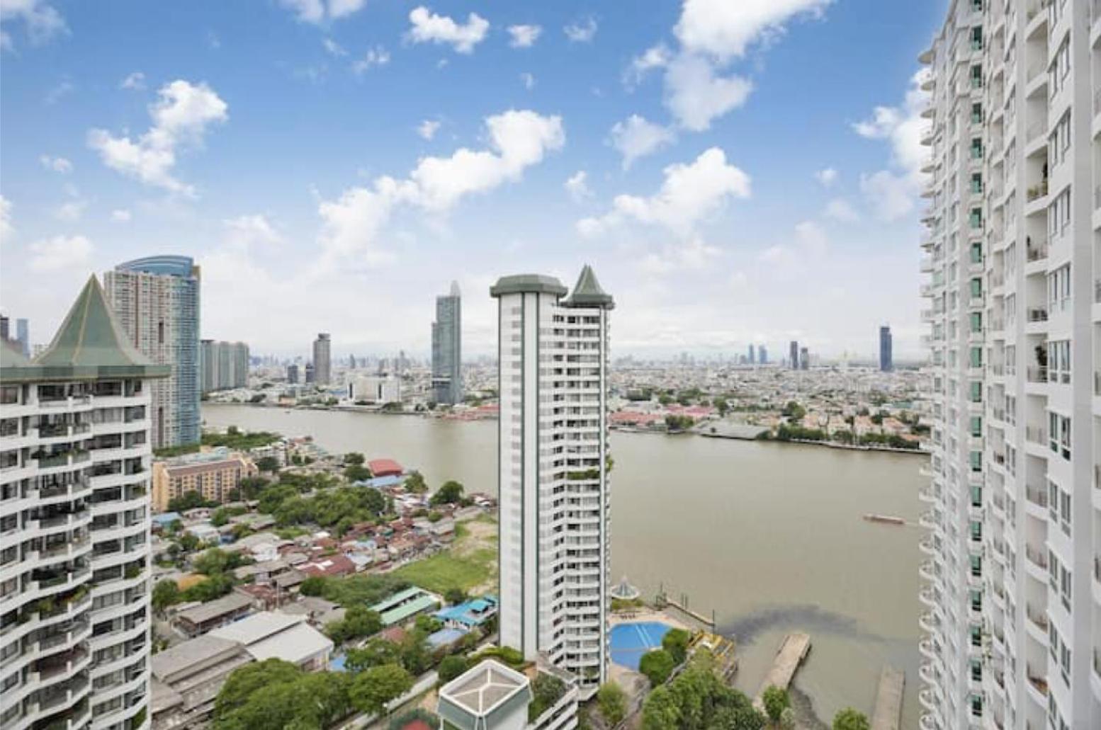 Superbe 2 Chb Avec Vue Sur Riviere, Gym Et Piscine Apartment Bangkok
