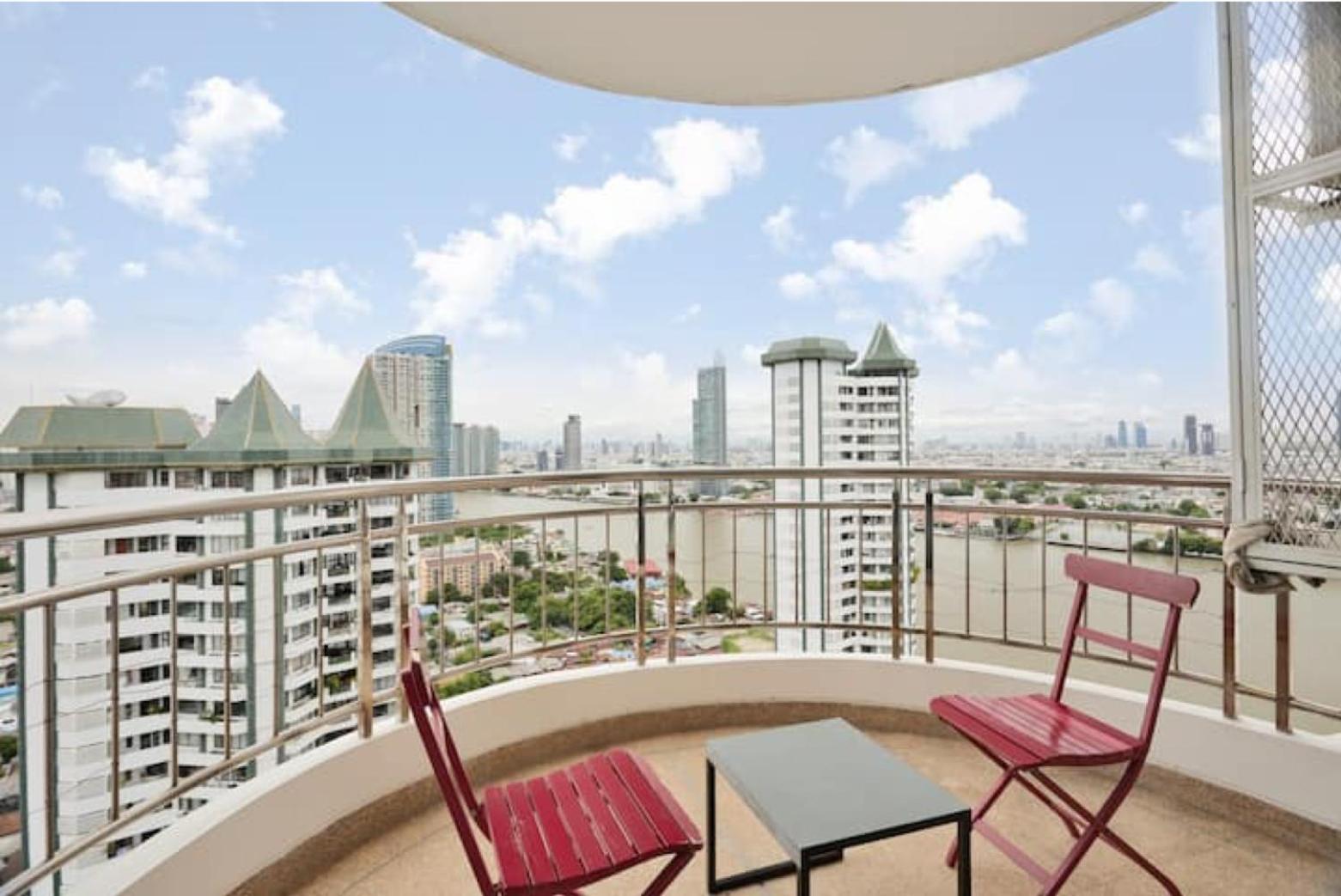 Superbe 2 Chb Avec Vue Sur Riviere, Gym Et Piscine * Bangkok