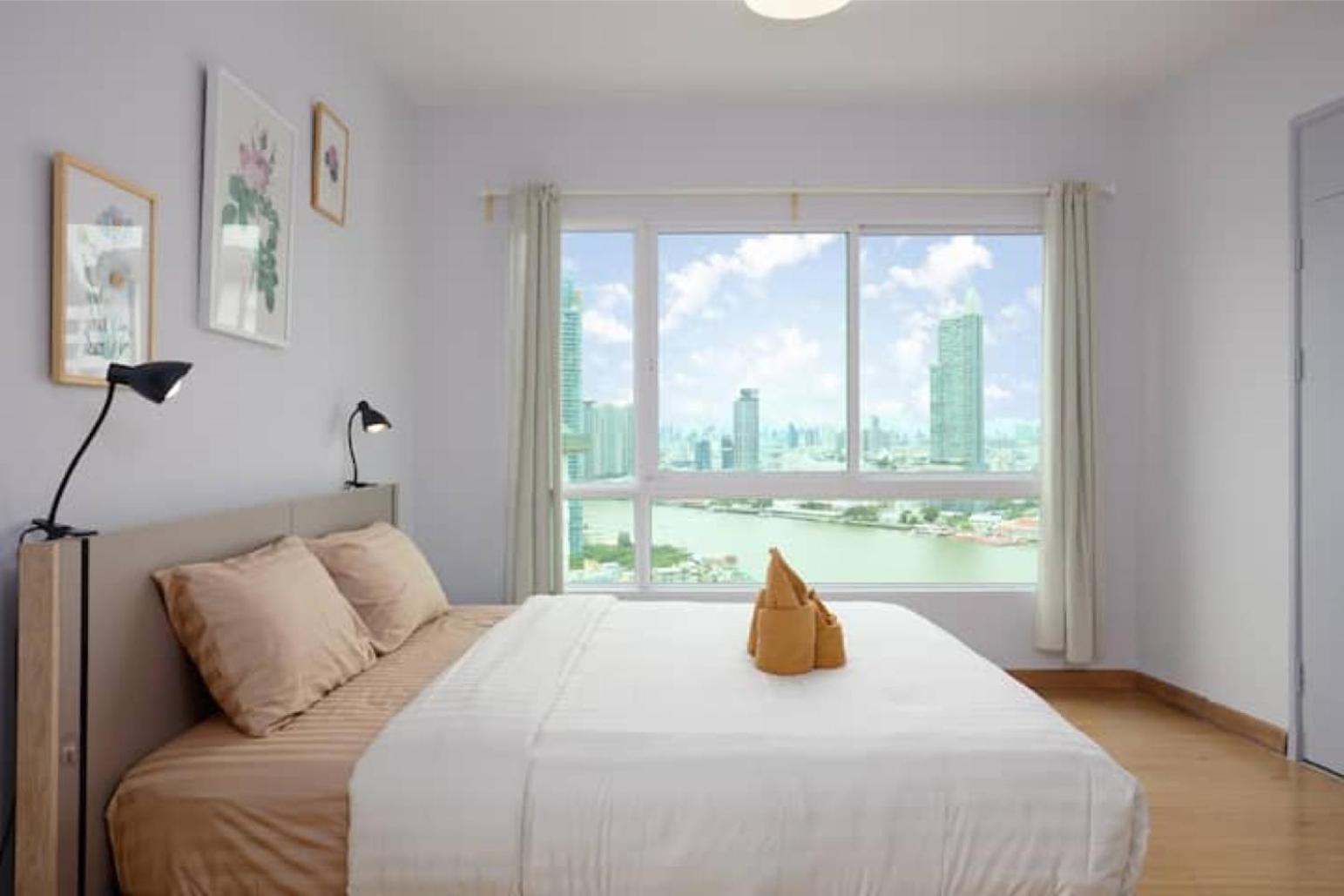 Apartment Superbe 2 Chb Avec Vue Sur Riviere, Gym Et Piscine Bangkok