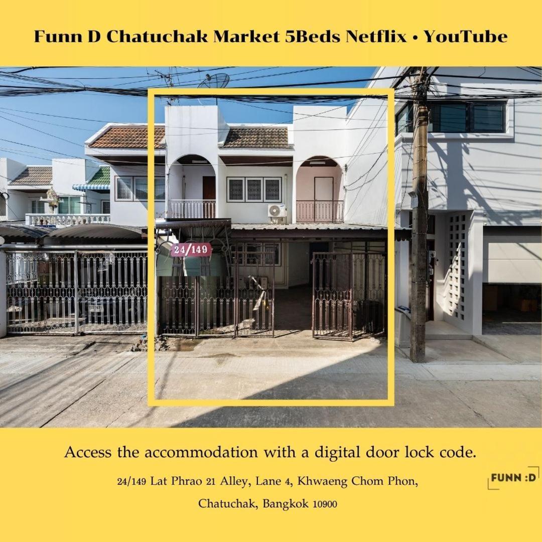 4br House Mrt Subway 250m Chatujak Market Wi-fi Holiday home