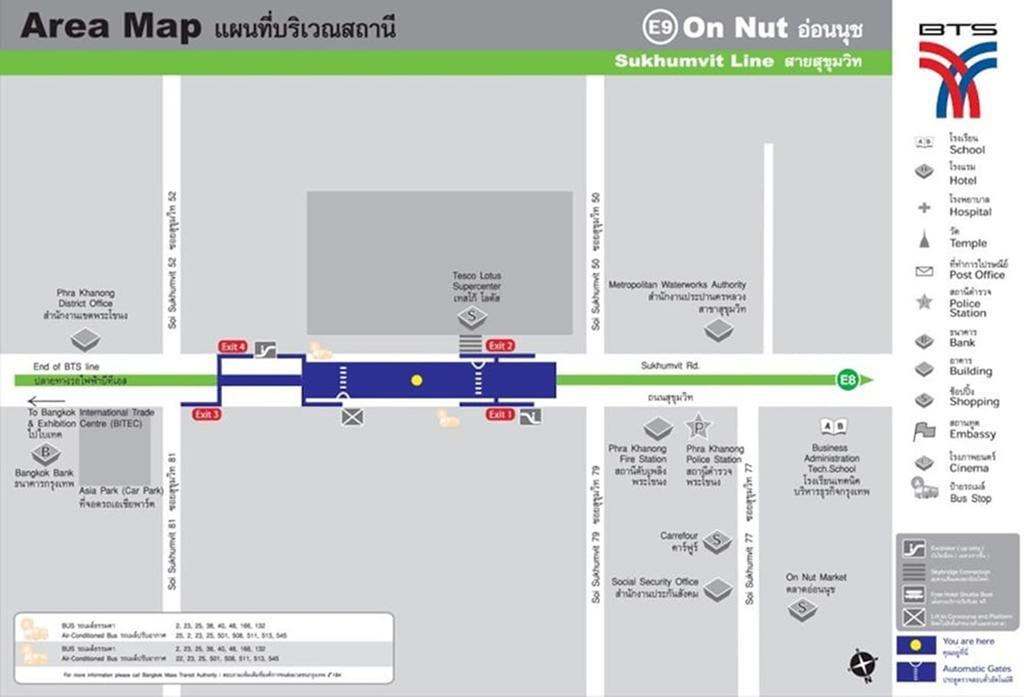1 Bdrm 5 Minutes Walk 2 Bts Fiber Optic Wifi Bangkok