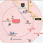 Luxury Art Apt Downtown Metro Bangkok-Kitchen-Living Room