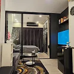 Free Airport Pick Up ! 12Th Floor Cozy Studio Room, 5 Mins Walk To Iconsiam & Bts