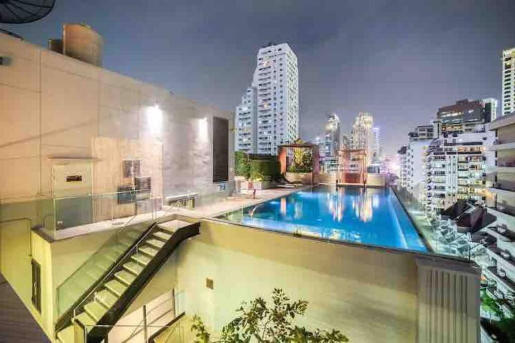 Stylish 1 Bedroom, Pool,bts Asok, Sukhumvit * Bangkok