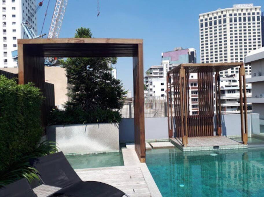 Apartment Stylish 1 Bedroom, Pool,bts Asok, Sukhumvit Bangkok